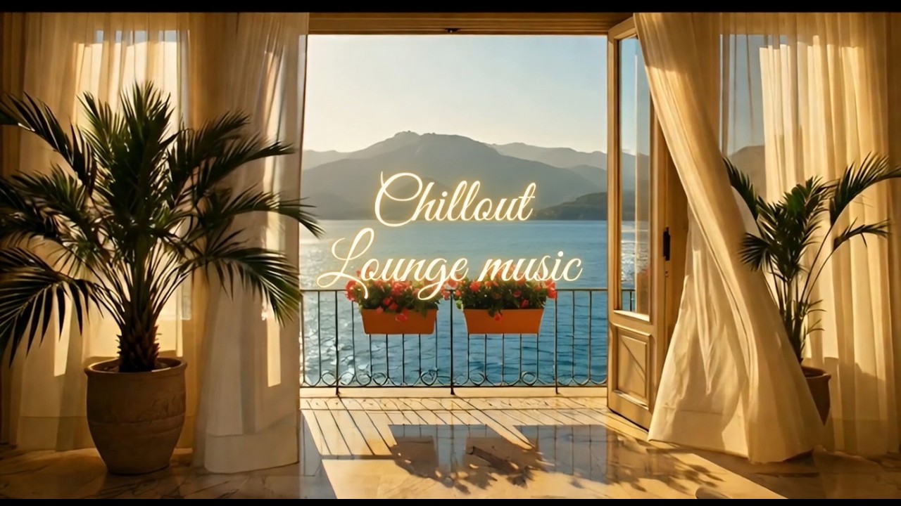 Golden Balcony Escape | Relaxing Sea View & Calm Ambient Music