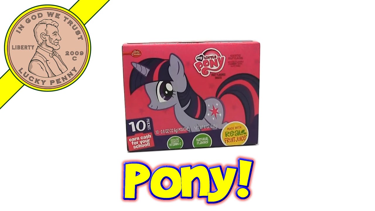 My Little Pony Fruit Flavored Gummy Snacks, Betty Crocker
