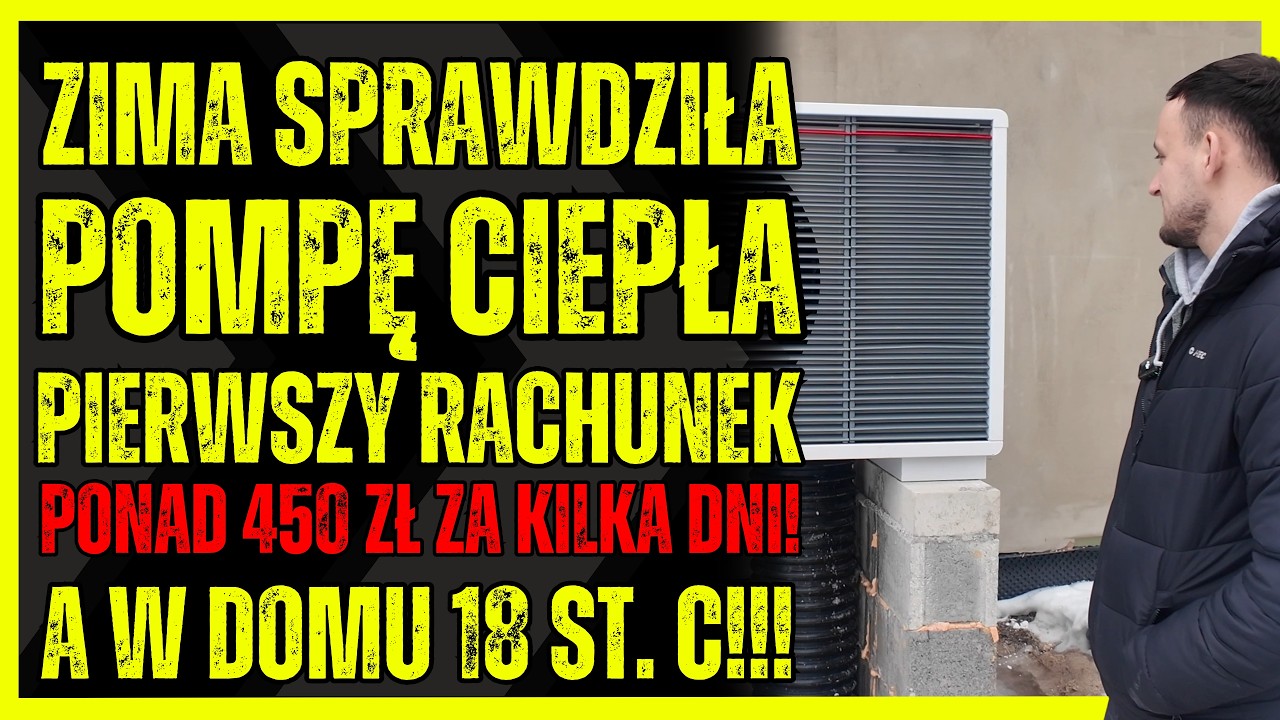 UPADŁ NA GŁOWĘ? Zamontował pompę ciepła, pierwszy rachunek ponad 450 zł za kilka dni!