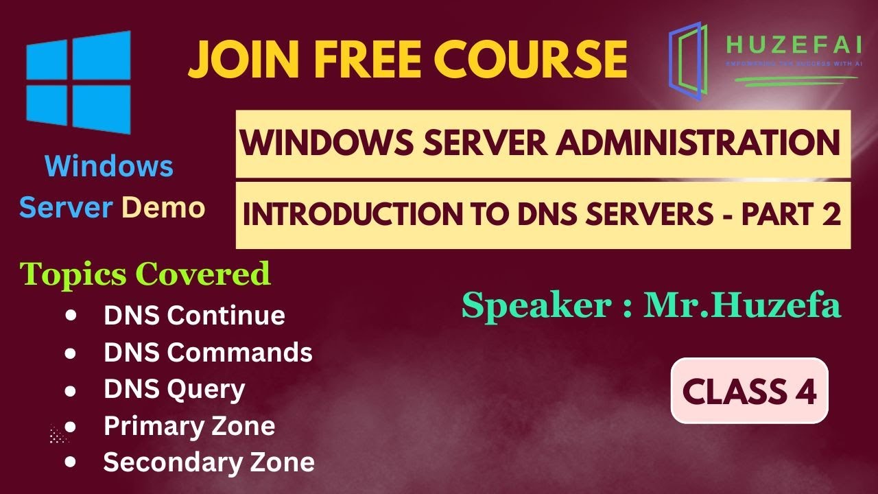 #DNS Traffic, Commands, Primary and Secondary Zone | Ekascloud | English