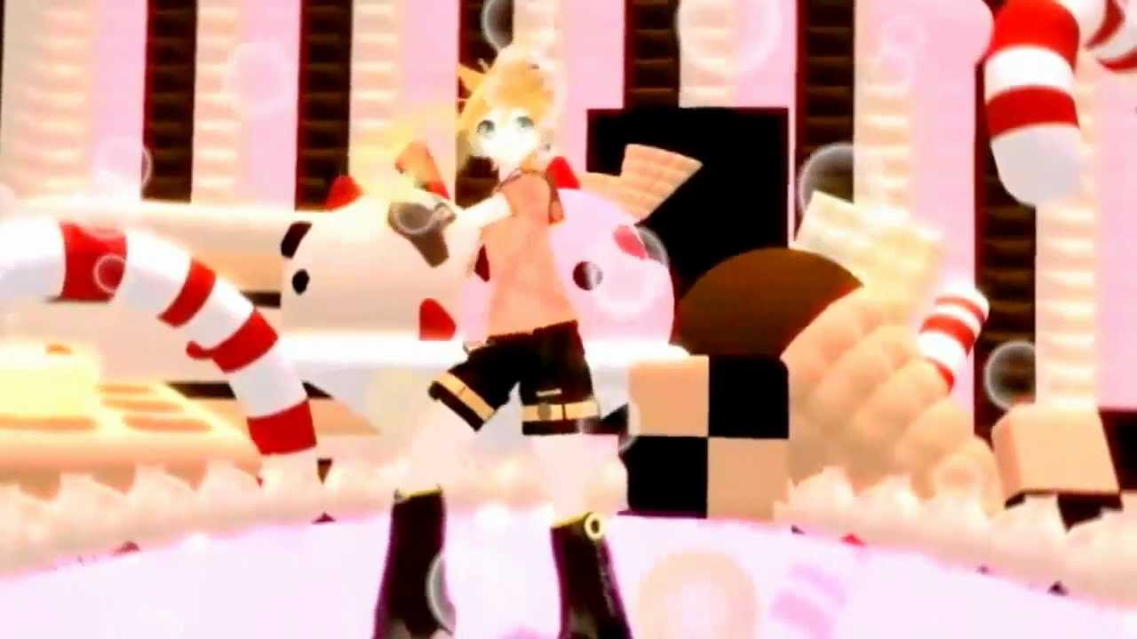 【MMD】 PONPONPON 【VOCALOID鏡音レンカバー】