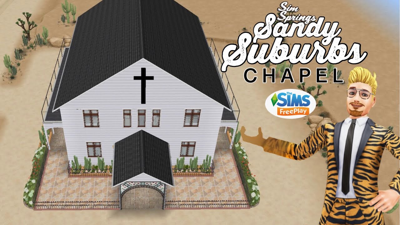 ⛪️ Sim Springs Sandy Suburbs Chapel | Original Design | Sims FreePlay