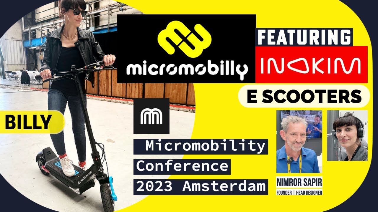 Inokim: Innovations in Electric Scooters at World Micromobility Conference 2023 in Amsterdam