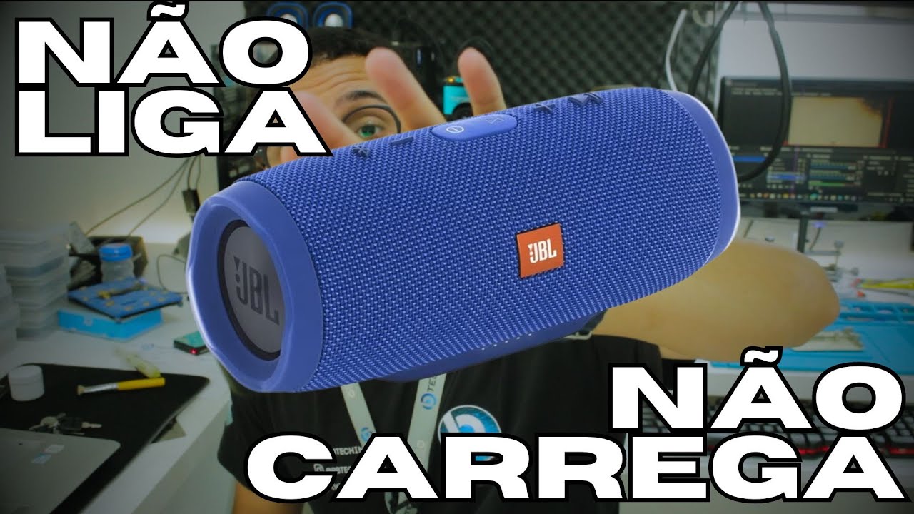 JBL CHARGE 3 NÃO CARREGA E NEM LIGA!