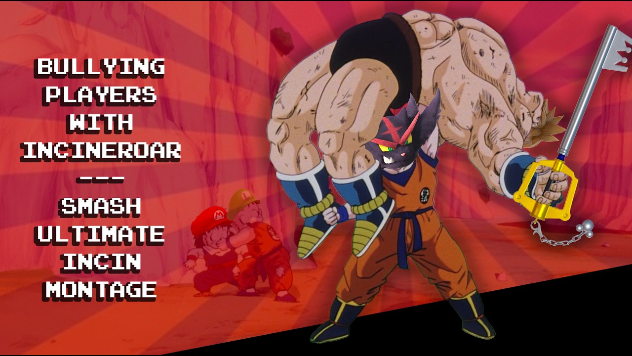 Издевательство над игроками с помощью Incineroar — монтаж Ultimate Incineroar в Super Smash Bros.