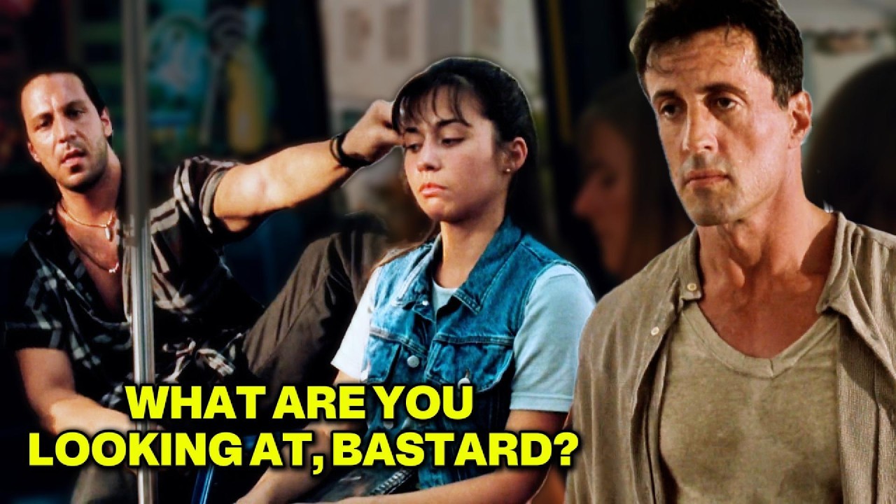 Never cause trouble with a woman on the bus | Sylvester Stallone