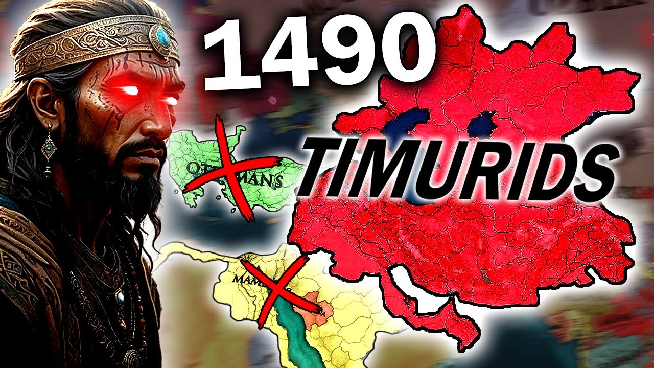 I DESTROYED The Great Powers as TIMURIDS in EU4
