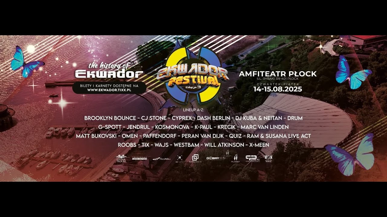 B2B OMEN & CJ STONE EKWADOR FESTIVAL DAY2 AMFITEATR PŁOCK 15.08.2025