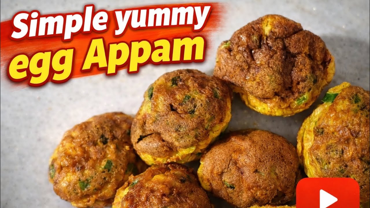 Simple & Yummy Egg Appam | Easy Breakfast Recipe in 10 Minutes 😋🔥 Best Baby Food #Egg 