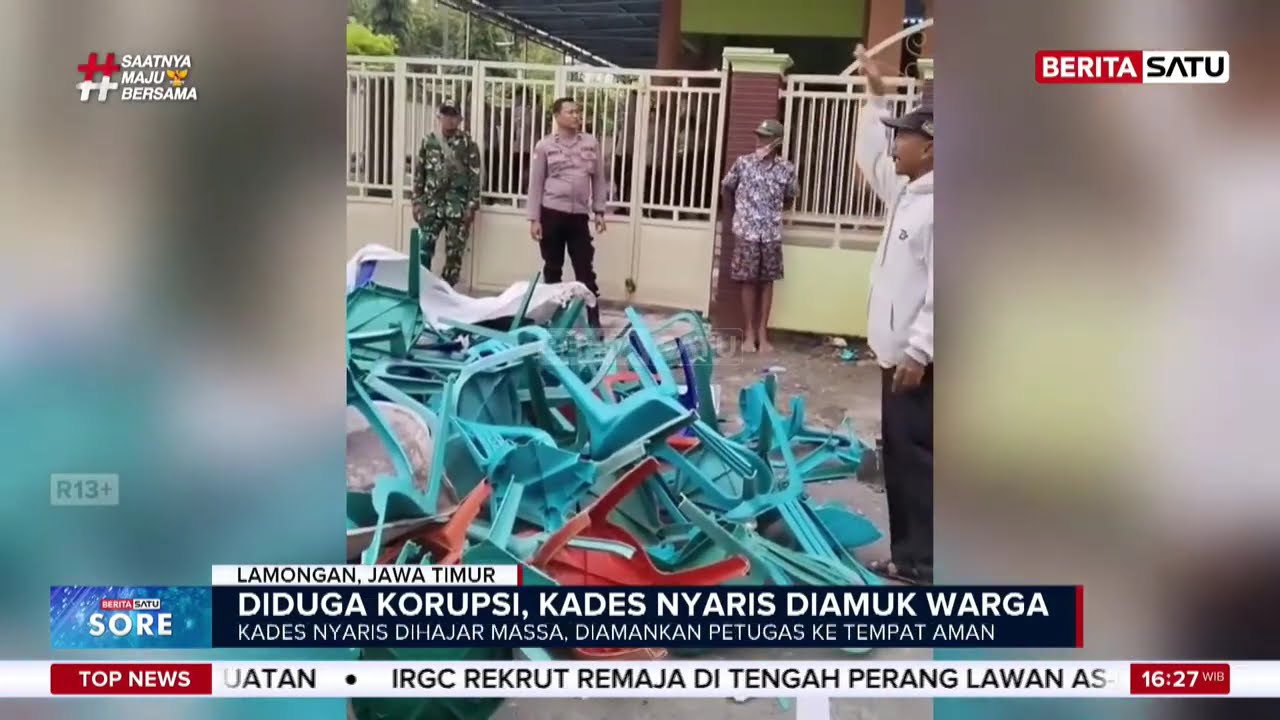 Warga Mengamuk! Balai Desa di Lamongan Disegel dan Kades Nyaris Dihakimi Massa #Beritasatu