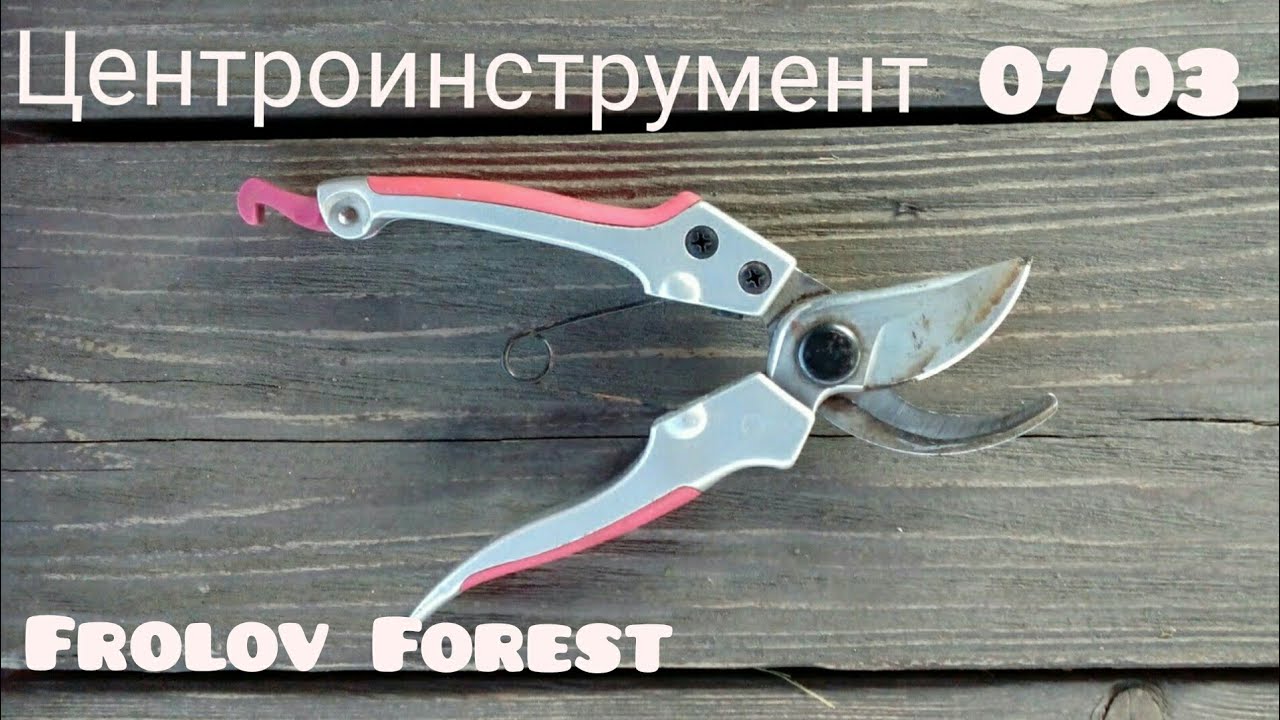 Обзор секатора Центроинструмент 0703✂