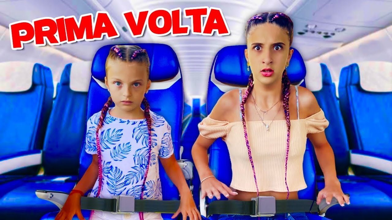ABBIAMO PRESO L’AEREO per la PRIMA VOLTA •Vlog•