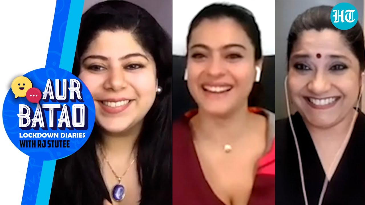 Kajol and Renuka Shahane on Aur Batao | Tribhanga | Aur Batao | Celebs Interview