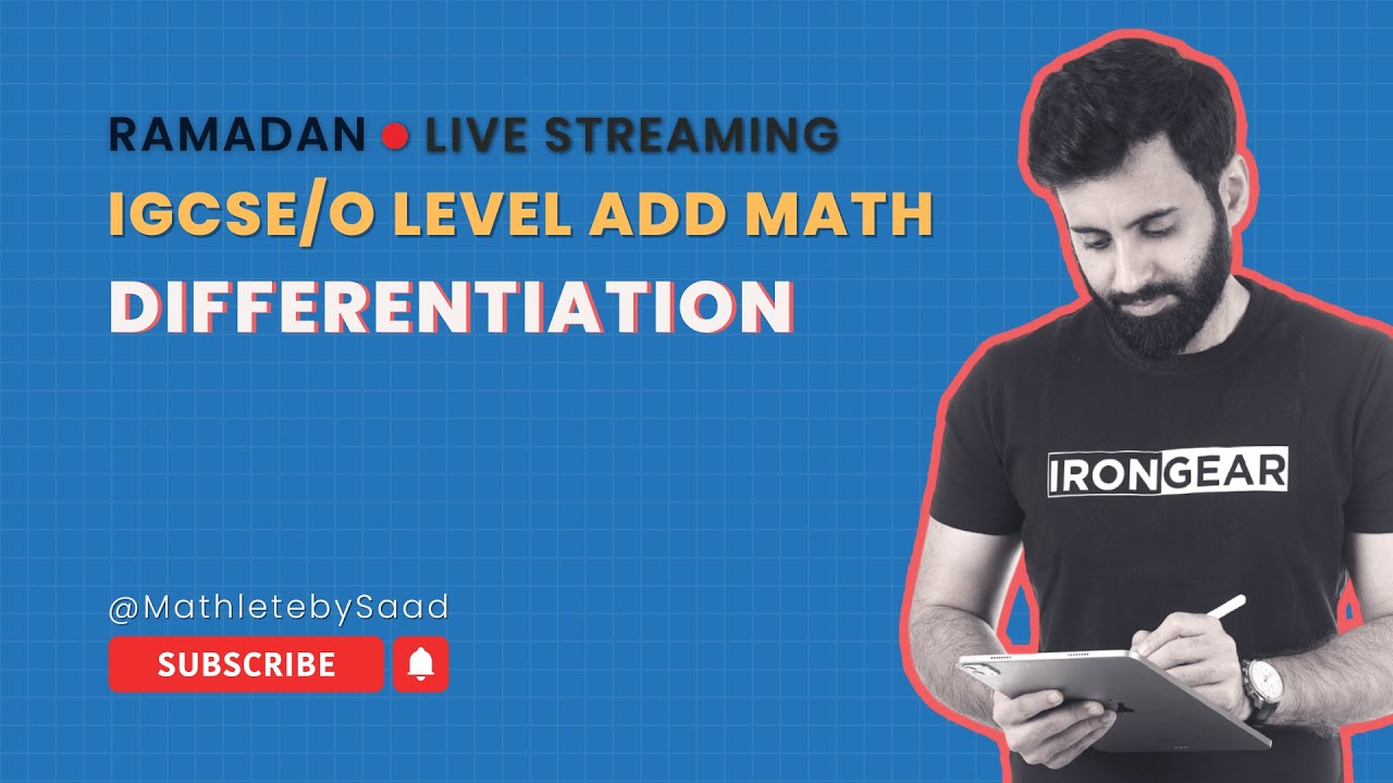 IGCSE/O Level Add Maths - Differentiation - Part 1 (Introduction and Equation of Tangent/Normal)