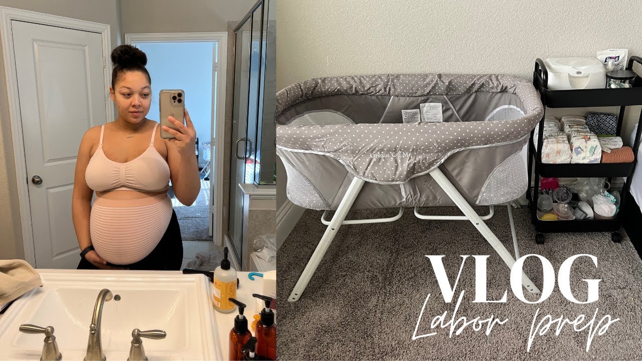 Pregnancy VLOG | Labor Prep, Nest with me