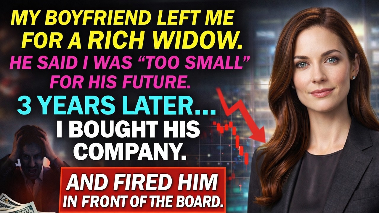 He Left Me For A 'Rich' Widow—He Froze When I Bought The $50M Company That Just Fired Him!