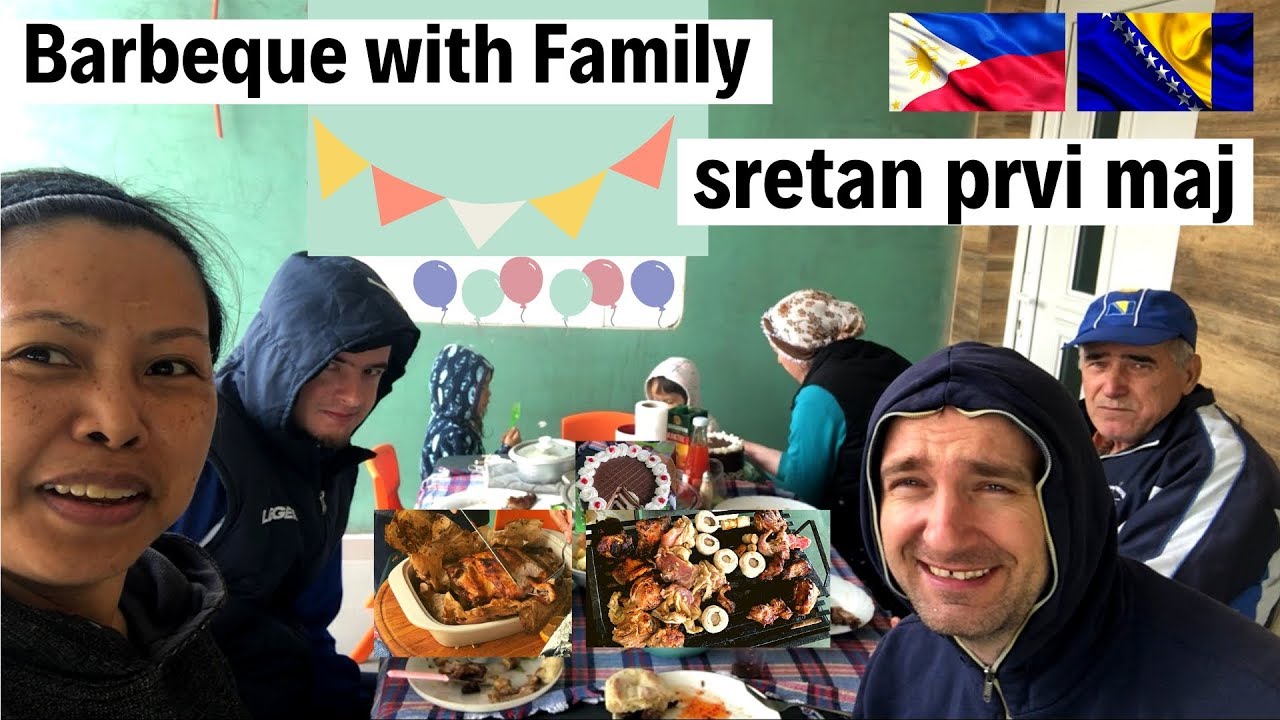 FAMILY BARBEQUE ON A LABOR DAY IN BOSNIA | SRETAN PRVI MAJ