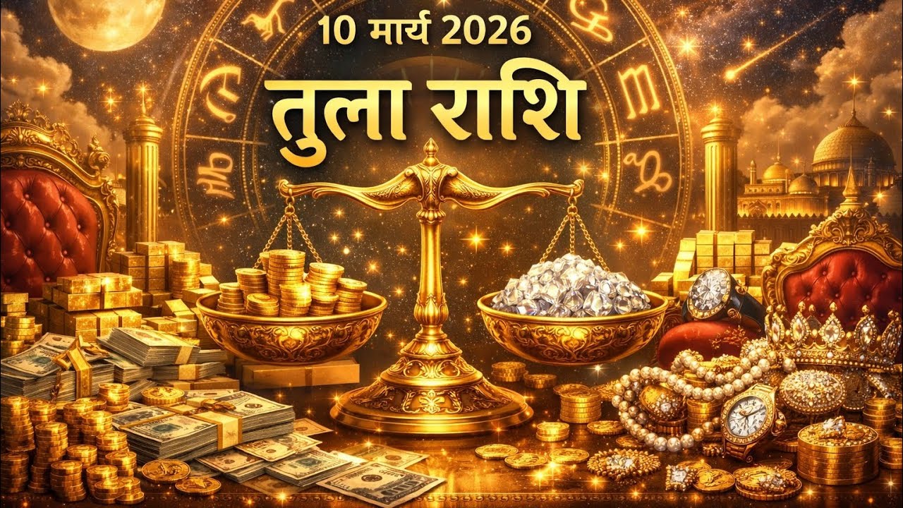 तुला राशि 10 मार्च 2026 |Tula Rashi 10 March 2026 | Aaj Ka Tula Rashifal |#Libra Horoscope