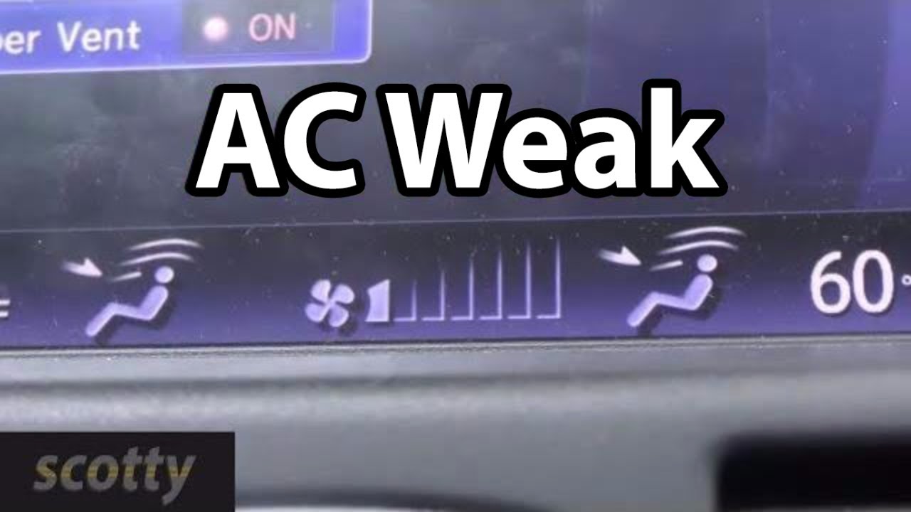 Fixing AC And Heaters That Blow Weakly