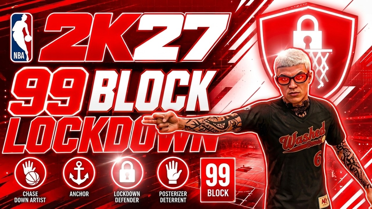 99 BLOCK LOCKDOWN BUILD is INSANE in NBA2K27 | BEST LOCKDOWN BUILD 2K27