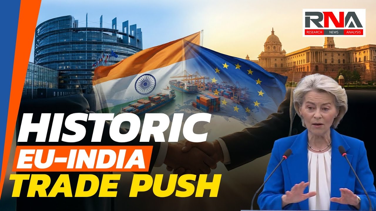 Mother of All Deals: India and EU Finalising Historic Free Trade Agreement | India-EU FTA 2026 | RNA