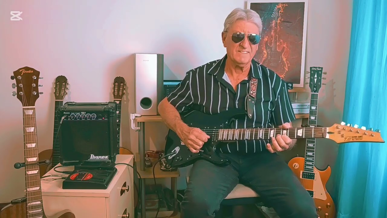THE LAST OF THE MOHICANS-guitarra elétrica-cover-VICTOR BAJOUCA 