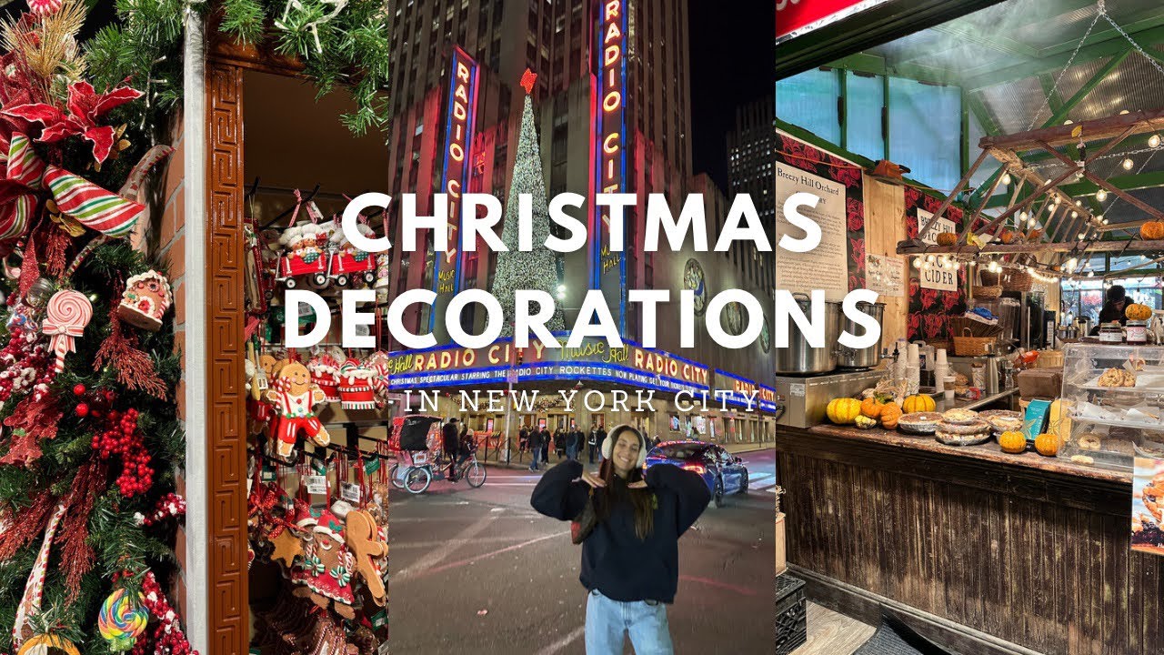 Les décorations de Noël à New York ! 🎅🏻