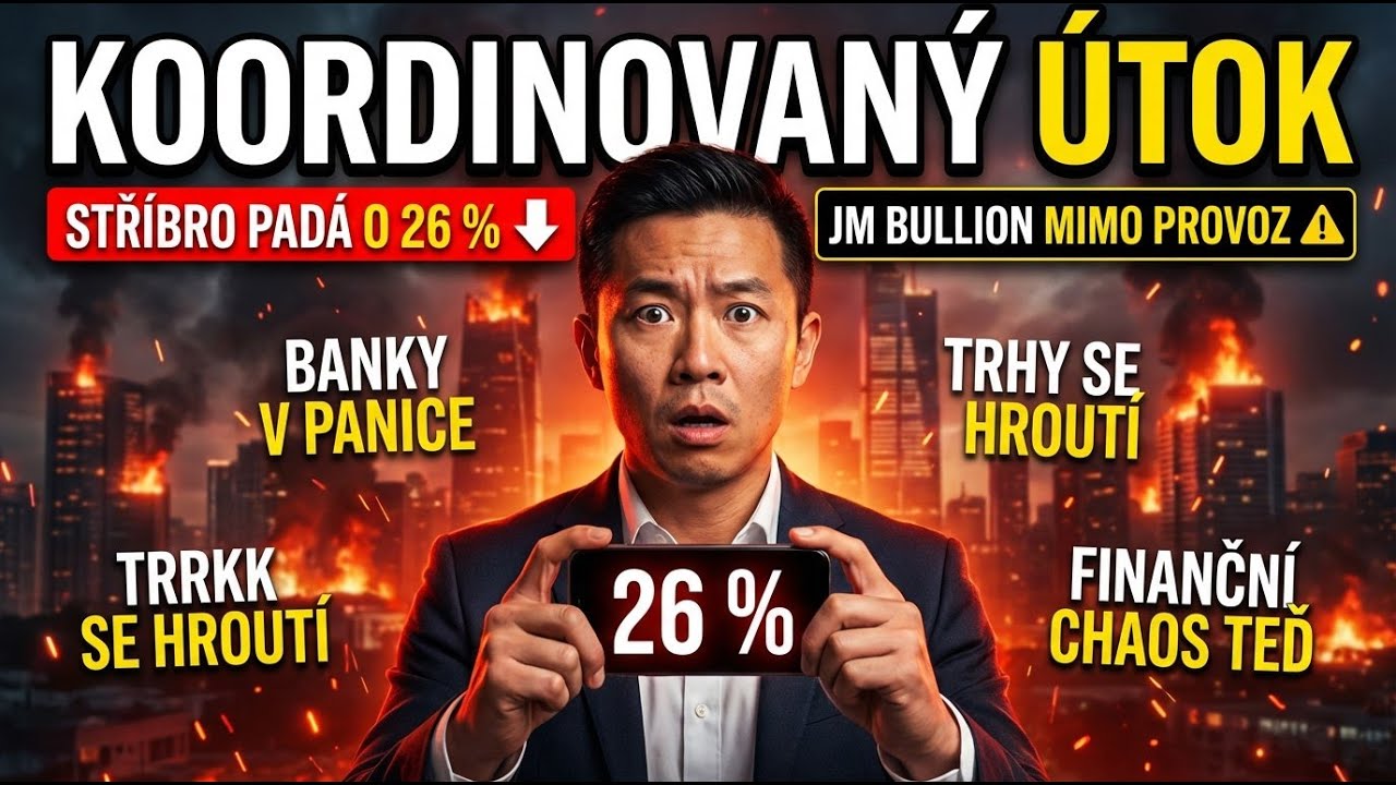 Toto Vám Neříkají | JM Bullion Offline Během Stříbrné Paniky (Stříbro Padá O 26 %)