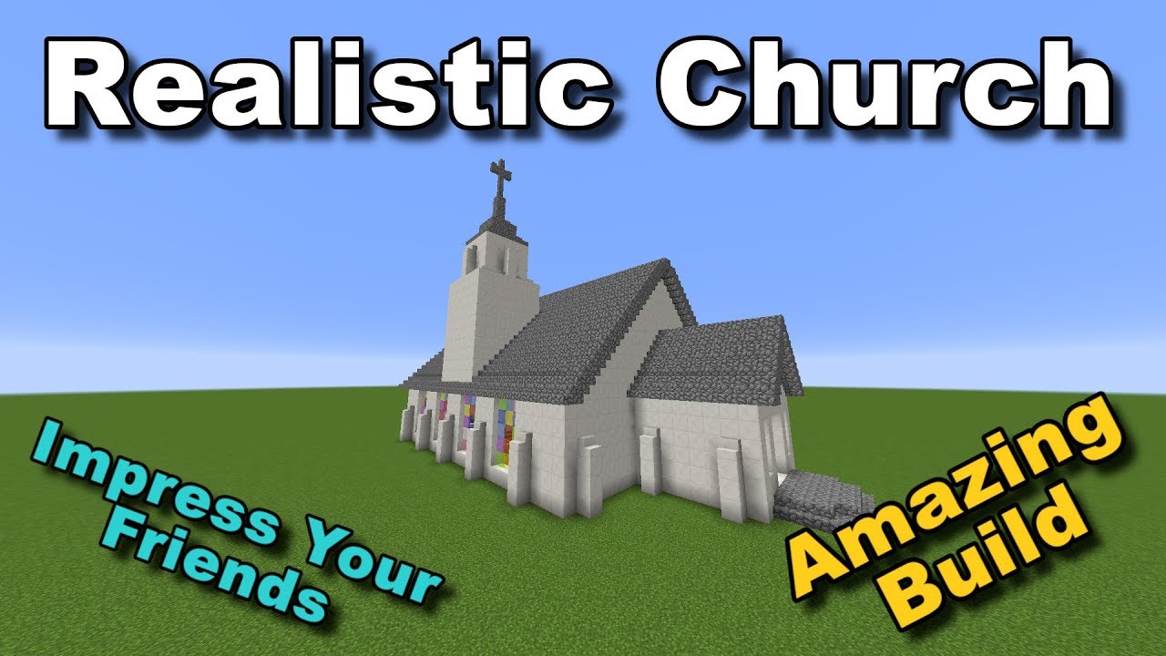 How To Make A Realistic Church In Minecraft - Minecraft Tutorial