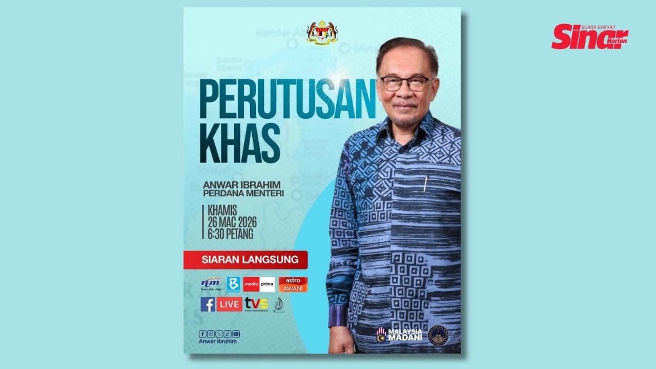 [LIVE] Perutusan Khas oleh Perdana Menteri Datuk Seri Anwar Ibrahim