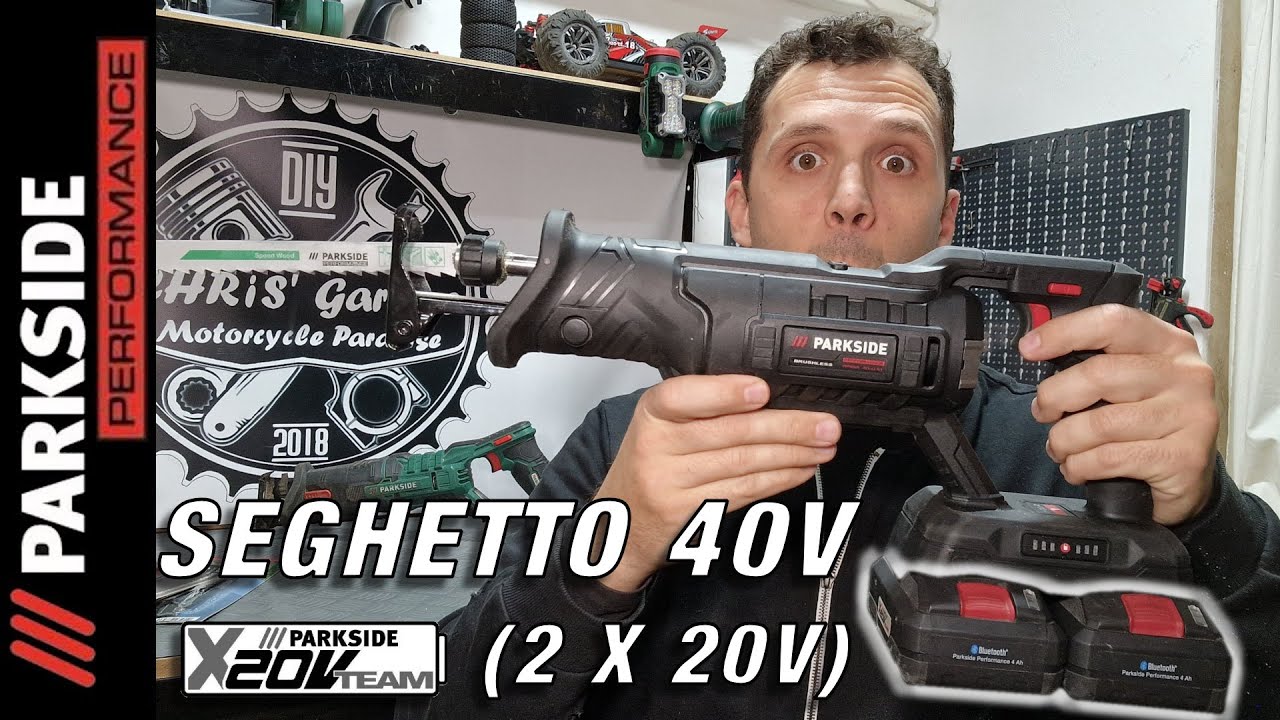 PARKSIDE PERFORMANCE Seghetto a Gattuccio 40V PPSSA 40-Li A1