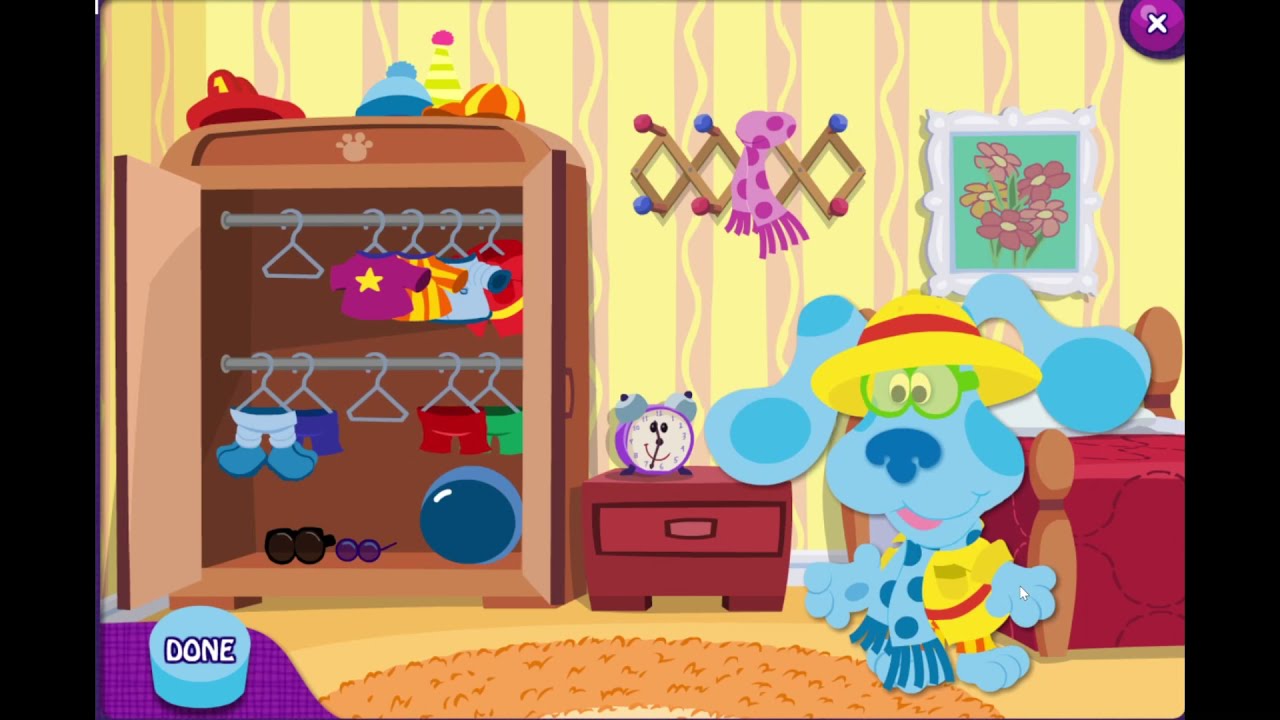 Blues Clues: Mix & Match Dress Up - Old Flash Games