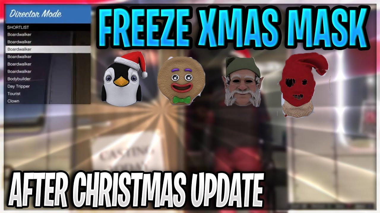 GTA 5 ONLINE SOLO FREEZE CHRISTMAS MASK! GTA 5 WORKING DIRECTOR MODE GLITCH 1.58! (ALL CONSOLES)