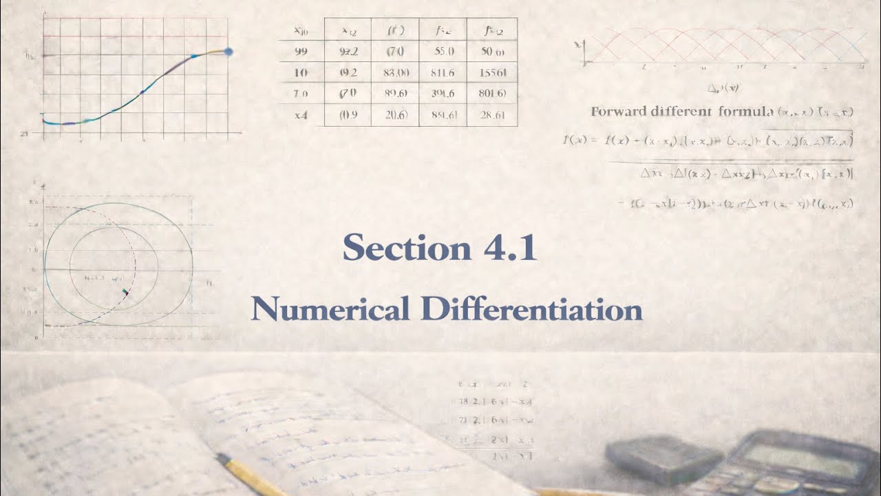 Section4.1 numerical differentiation ￼