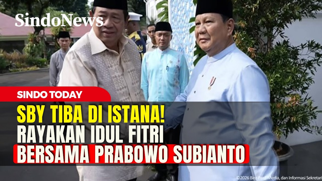 SBY Tiba di Istana! Rayakan Idul Fitri Bersama Prabowo Subianto | Sindo Today | 22/03