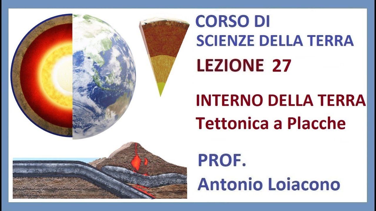 CORSO DI SCIENZE DELLA TERRA - V Liceo - Lezione 27 - Interno della Terra e Tettonica a placche