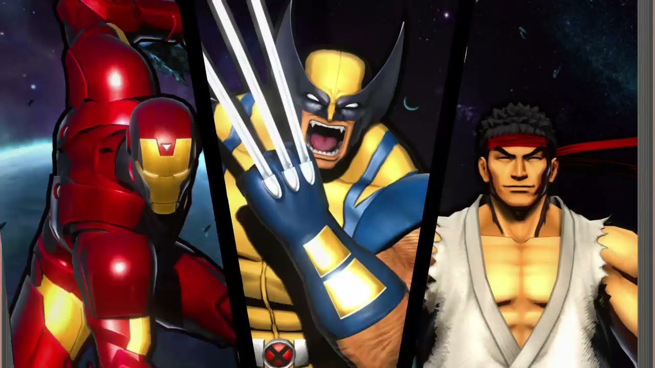 ULTIMATE MARVEL VS. CAPCOM 3 - ARCADE MODE [WOLVERINE / IRON MAN / RYU] Lv.VERY HARD