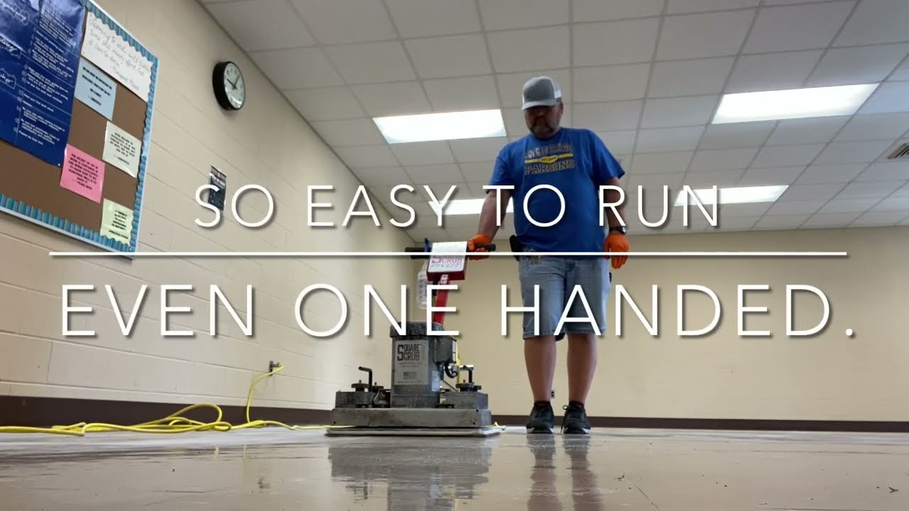 3m pad Square Scrub floor stripping.@mrjeffthecustodian