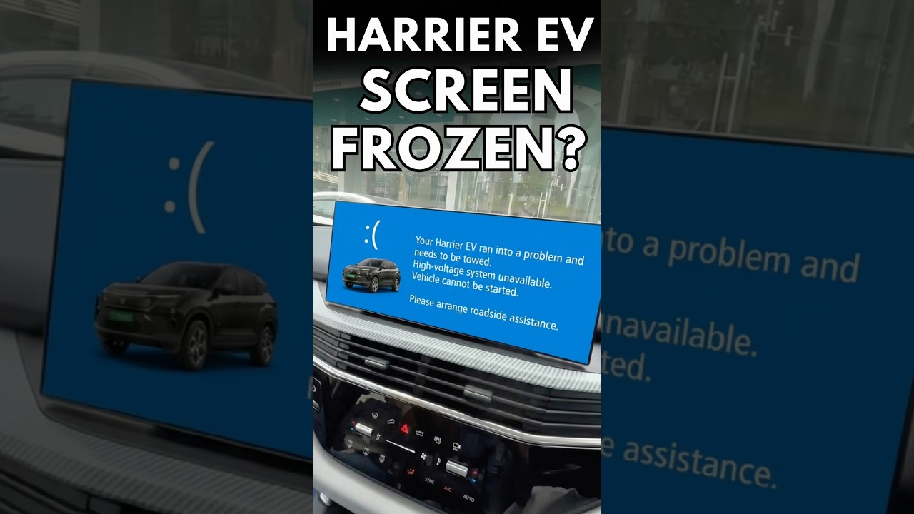 Harrier EV Problems , Tata Screen not working?