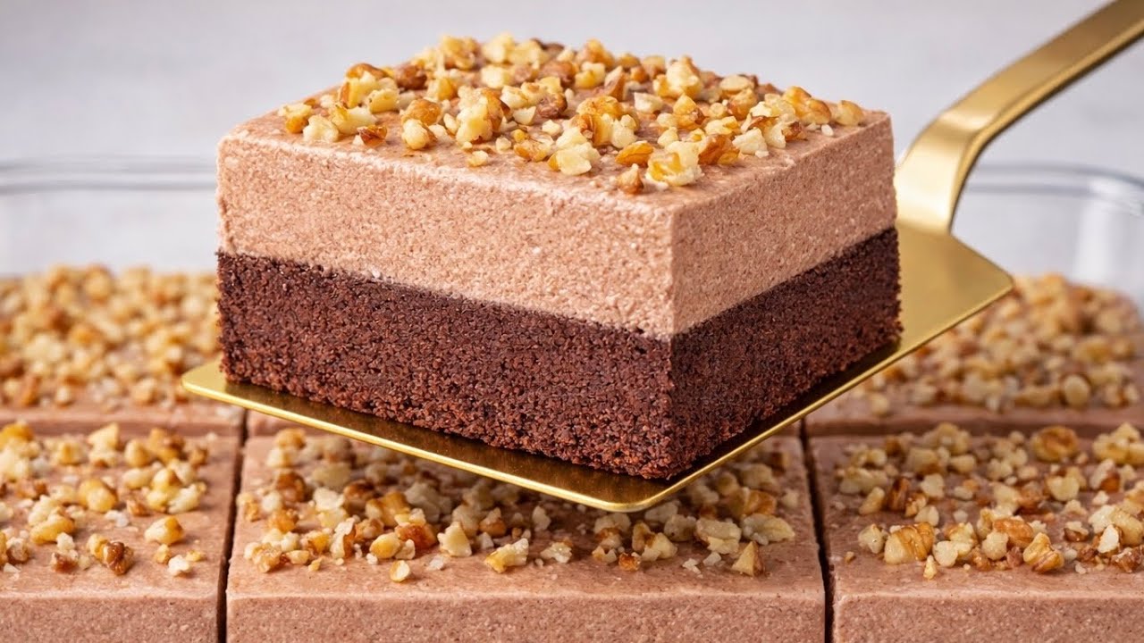 Bananenbrownie ohne Mehl und Zucker! Ich esse jeden Tag und habe 10kg abgenommen!