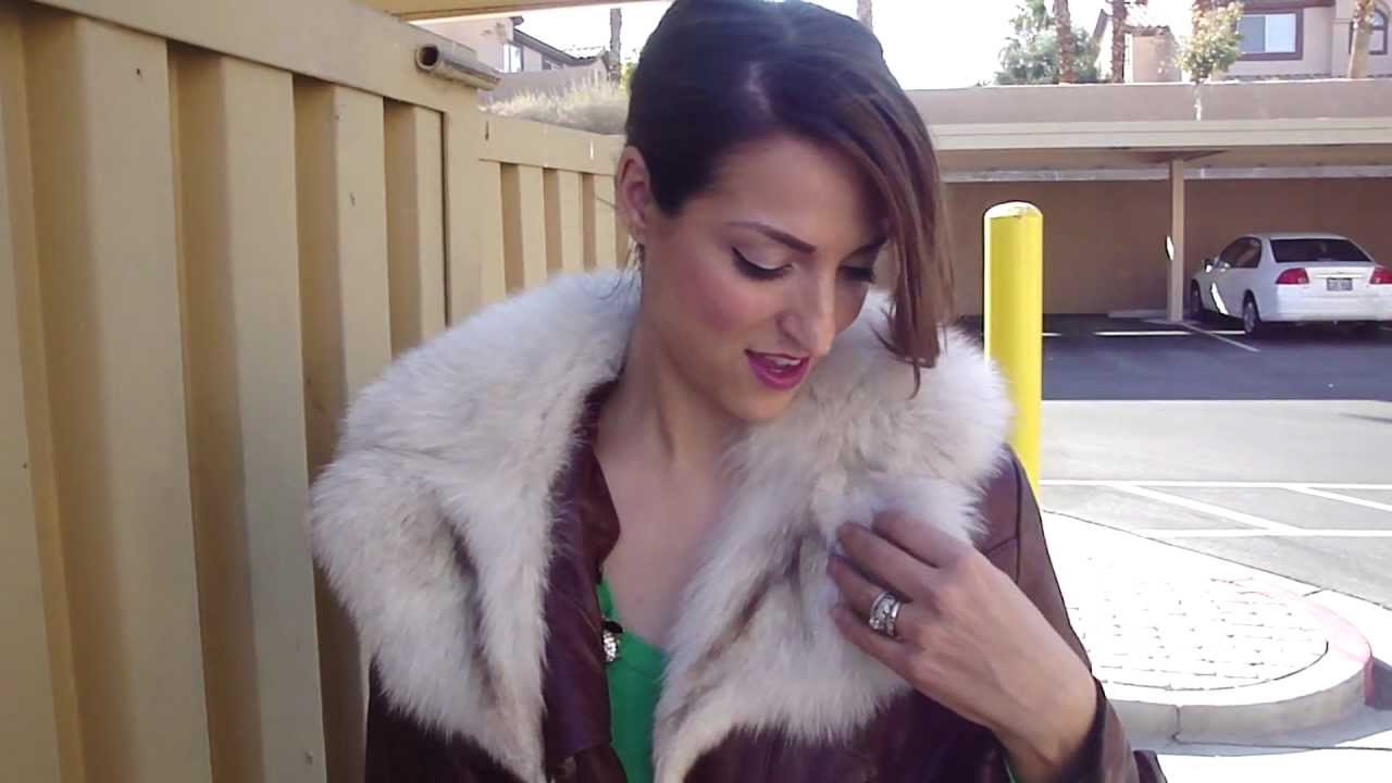 Vintage Leather Jacket|What We Wore| #ThriftersAnonymous