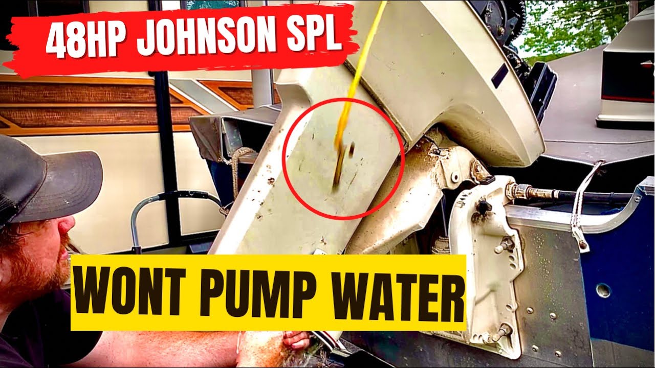 Мой SPL Johnson 1992 года, 48 л.с., не качает воду! Замена крыльчатки!