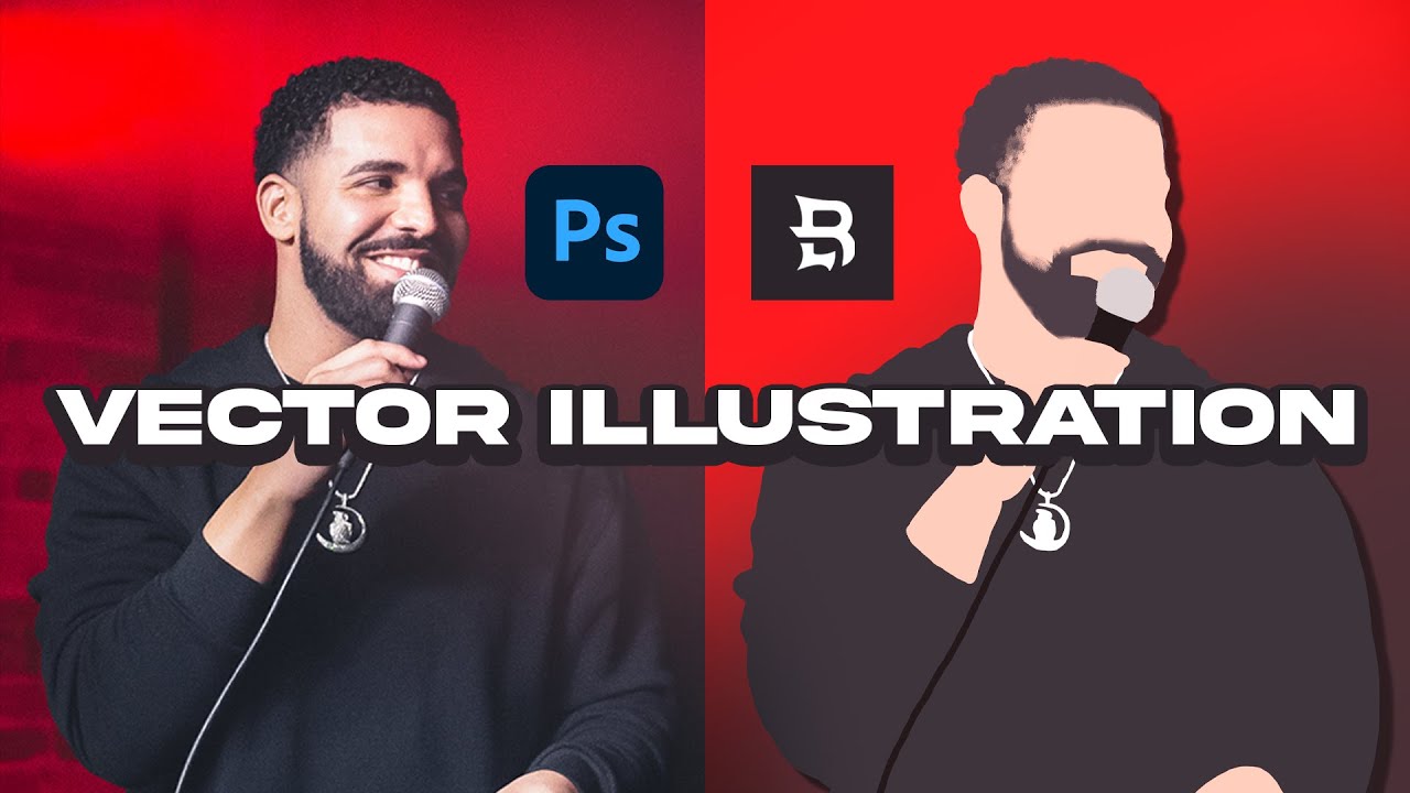 How To Turn a Photo Into a Vector Illustration! (Photoshop 2021 Tutorial)