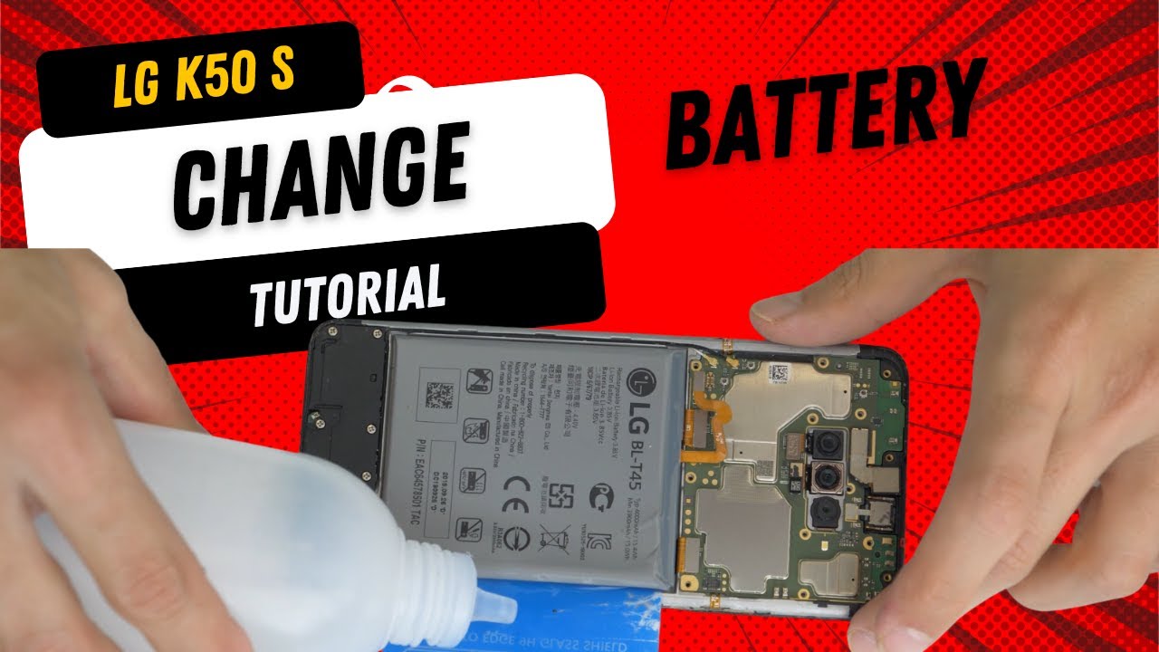 LG K50S - How to replace BATTERY by CrocFIX