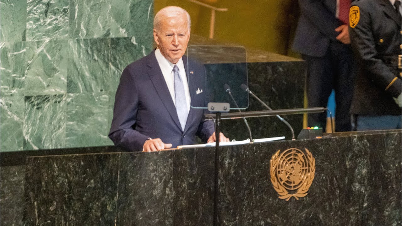 President Biden addresses the 77th Session of the United Nations General Assembly