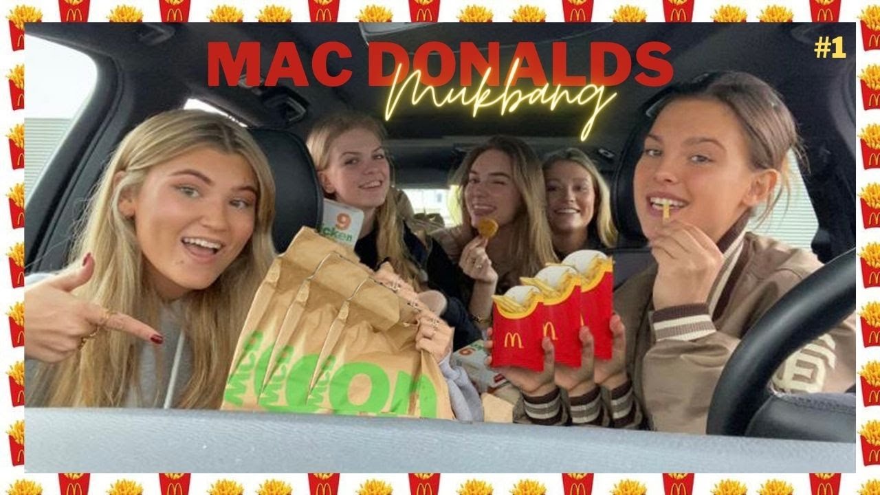 FUNNY MCDONALDS CARMUKBANG ♡ HOEVEEL JONGENS GEZOEND? WAT VINDEN WIJ VAN BOTOX? #McDonald's #mukbang