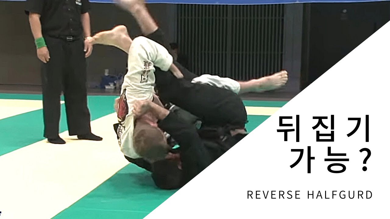역전의 명수 가드(Reverse half guard)