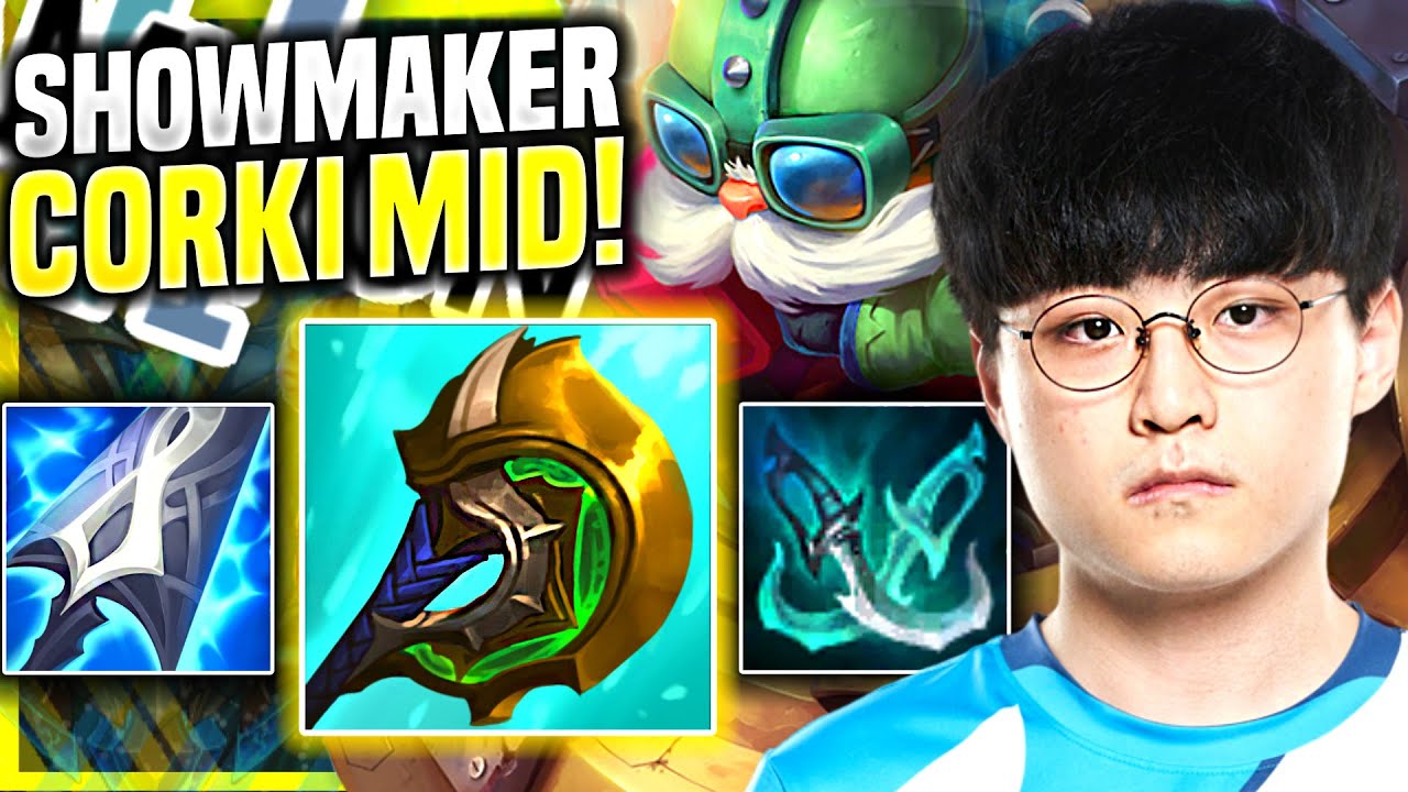 SHOWMAKER TRIES CORKI WITH NEW ITEMS! - DWG ShowMaker Plays Corki Mid vs Viktor! | Preseason 11