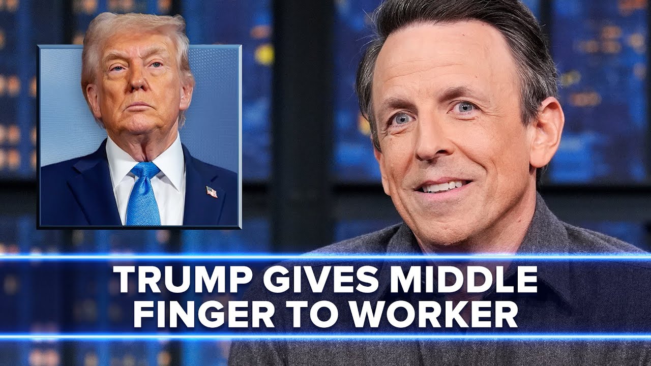 Trump Gives Middle Finger and Mouths 