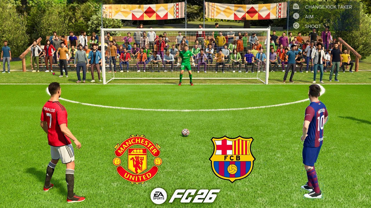 FC 26 VOLTA FOOTBALL | RONALDO MESSI NEYMAR MBAPPE HAALAND VINI JR | MAN UNITED VS FC BARCELONA  PS5